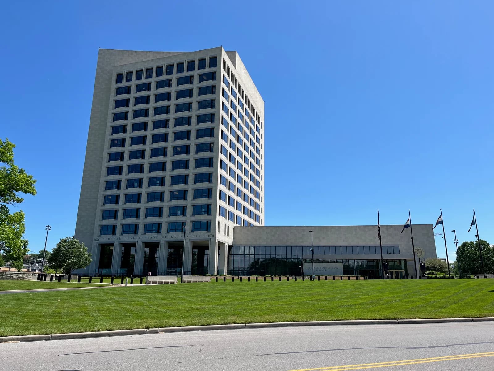 Federal Reserve Bank of Kansas City building photographed in May 2025