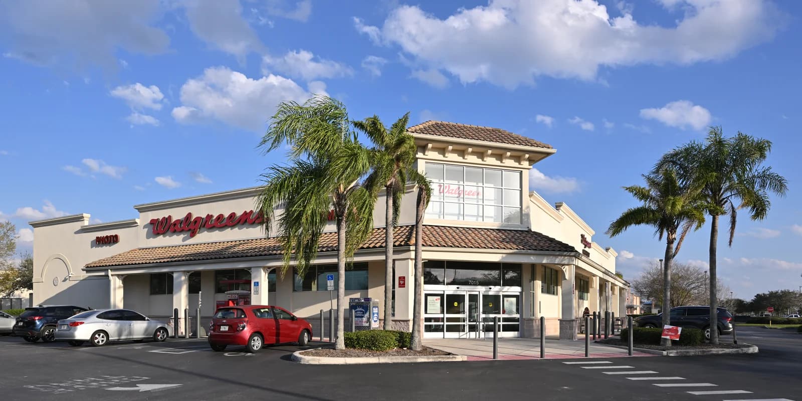 Walgreens pharmacy at Vista Palms in Orlando, Florida, photographed in February 2025